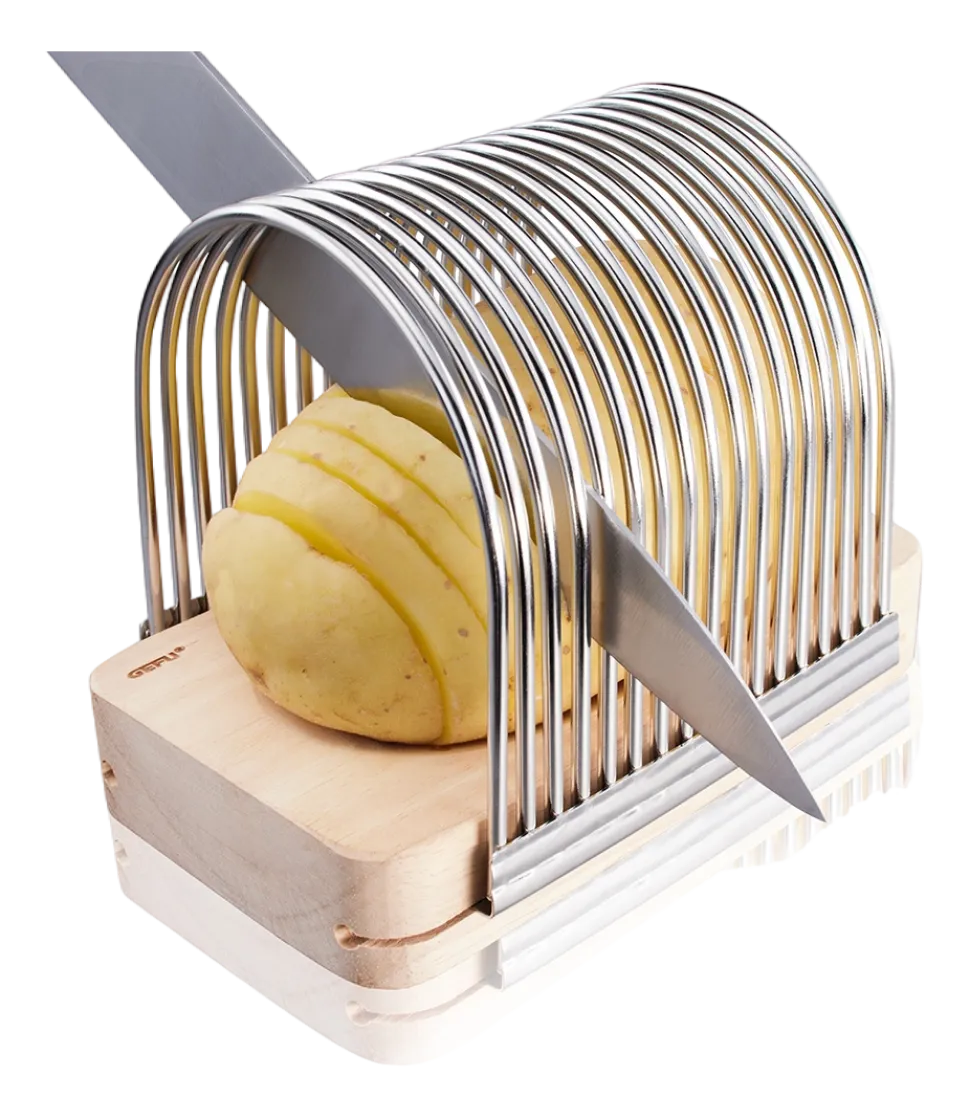 Aardappelsnijder Gefu Hassel Zilver