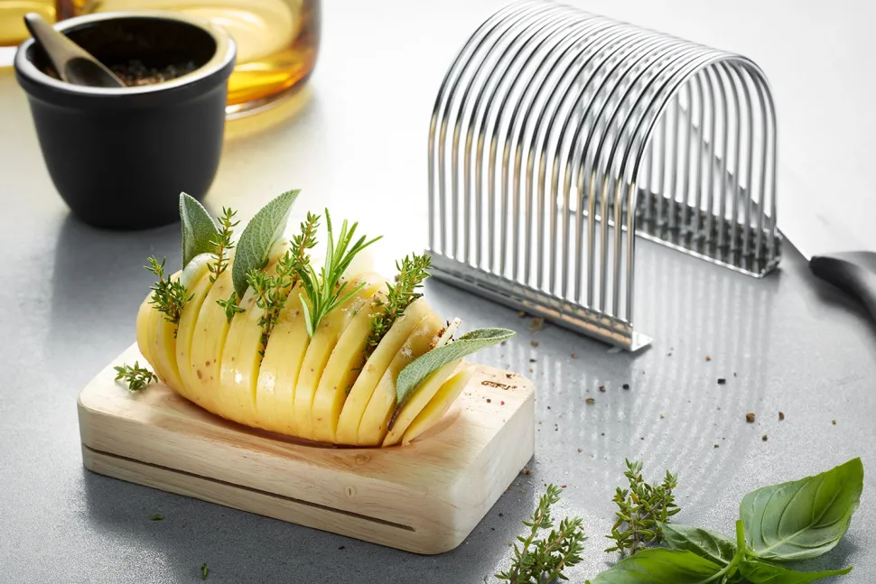 Aardappelsnijder Gefu Hassel Zilver