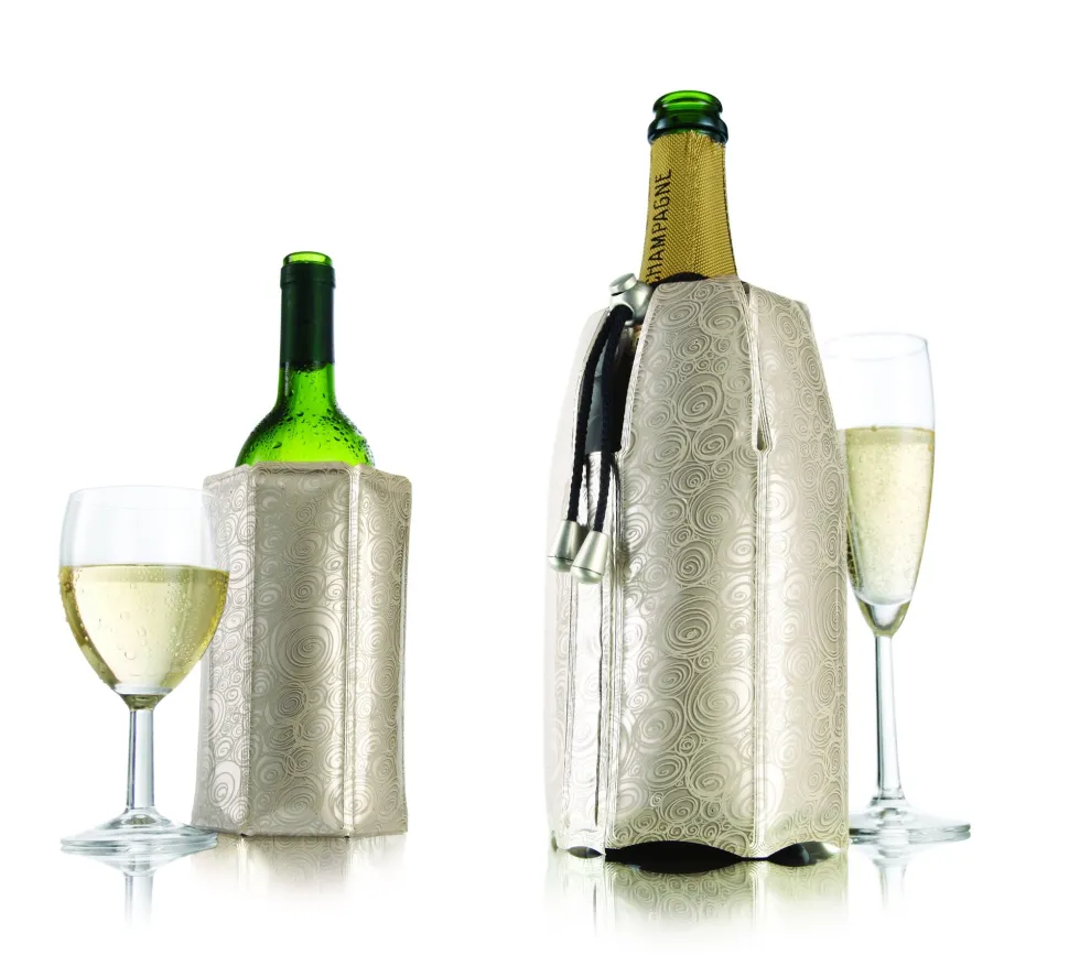 Active Cooler Wine & Champagne Vacu Vin J-Hook Platinum (Set van 2)