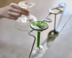 Afdruiprek Joseph Joseph DrySmart Wine Glass Drying Rack Light Stone