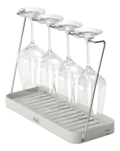 Afdruiprek Joseph Joseph DrySmart Wine Glass Drying Rack Light Stone