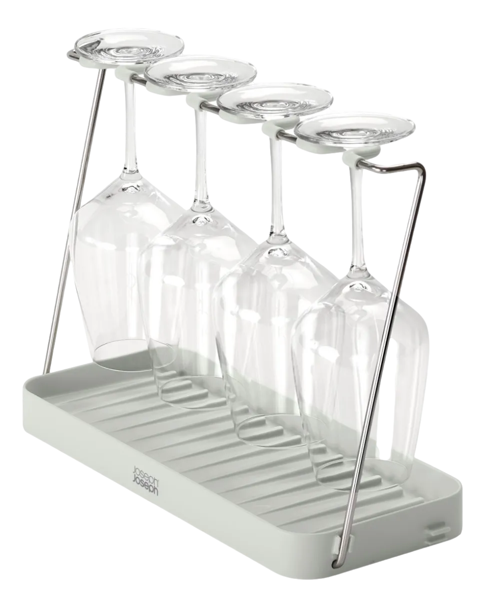 Afdruiprek Joseph Joseph DrySmart Wine Glass Drying Rack Light Stone