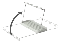 Afdruiprek Joseph Joseph DrySmart Wine Glass Drying Rack Light Stone
