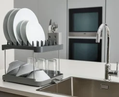 Afdruiprek Joseph Joseph Duo 2-Tier Dish Rack Grijs