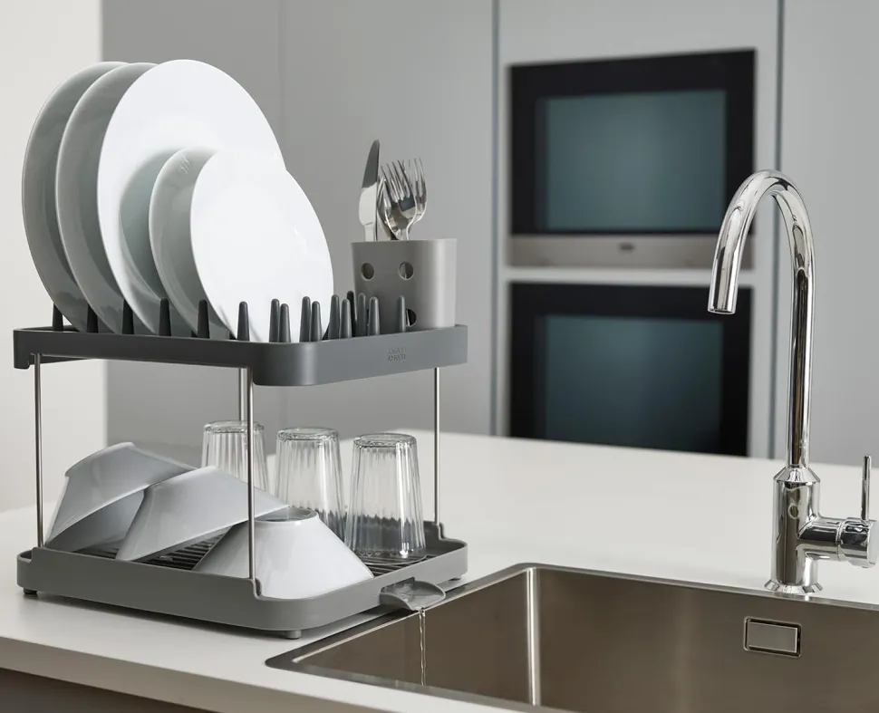 Afdruiprek Joseph Joseph Duo 2-Tier Dish Rack Grijs