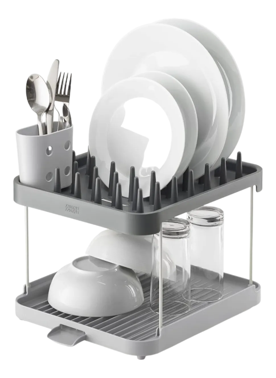 Afdruiprek Joseph Joseph Duo 2-Tier Dish Rack Grijs