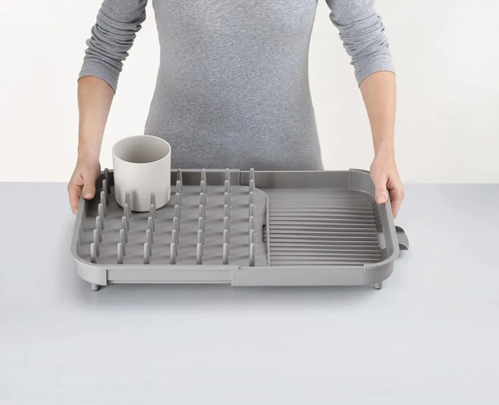 Joseph Joseph Afdruiprek Duo Expandable Dish Rack Grijs New