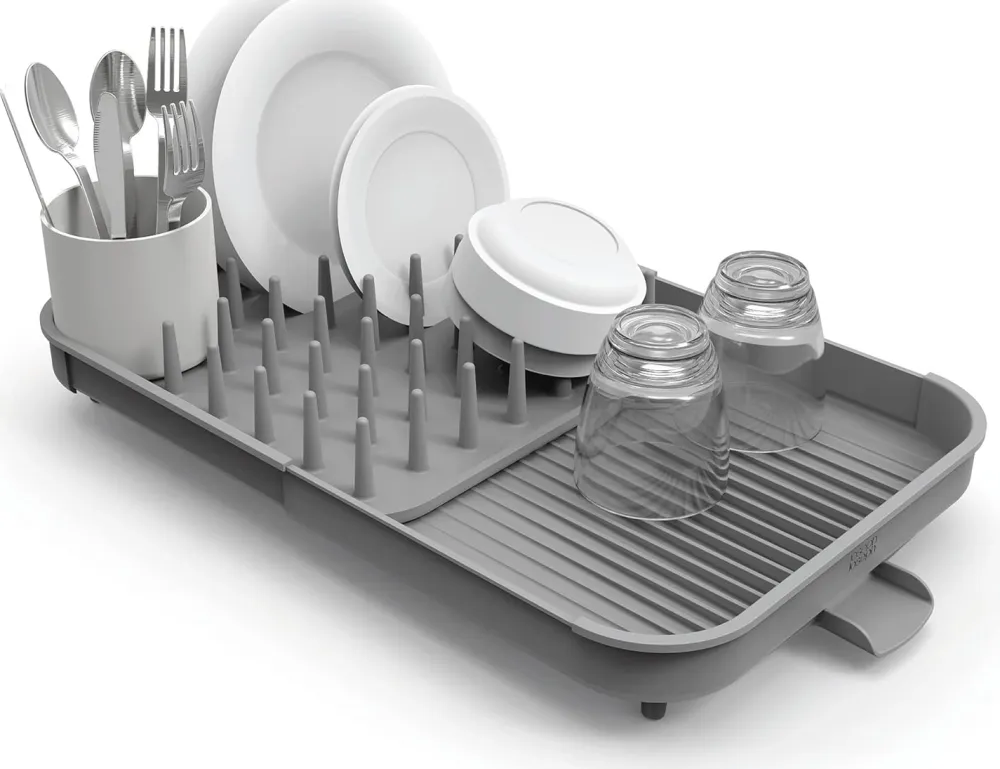 Joseph Joseph Afdruiprek Duo Expandable Dish Rack Grijs New