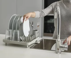 Joseph Joseph Afdruiprek Duo Compact Dish Rack Grijs New