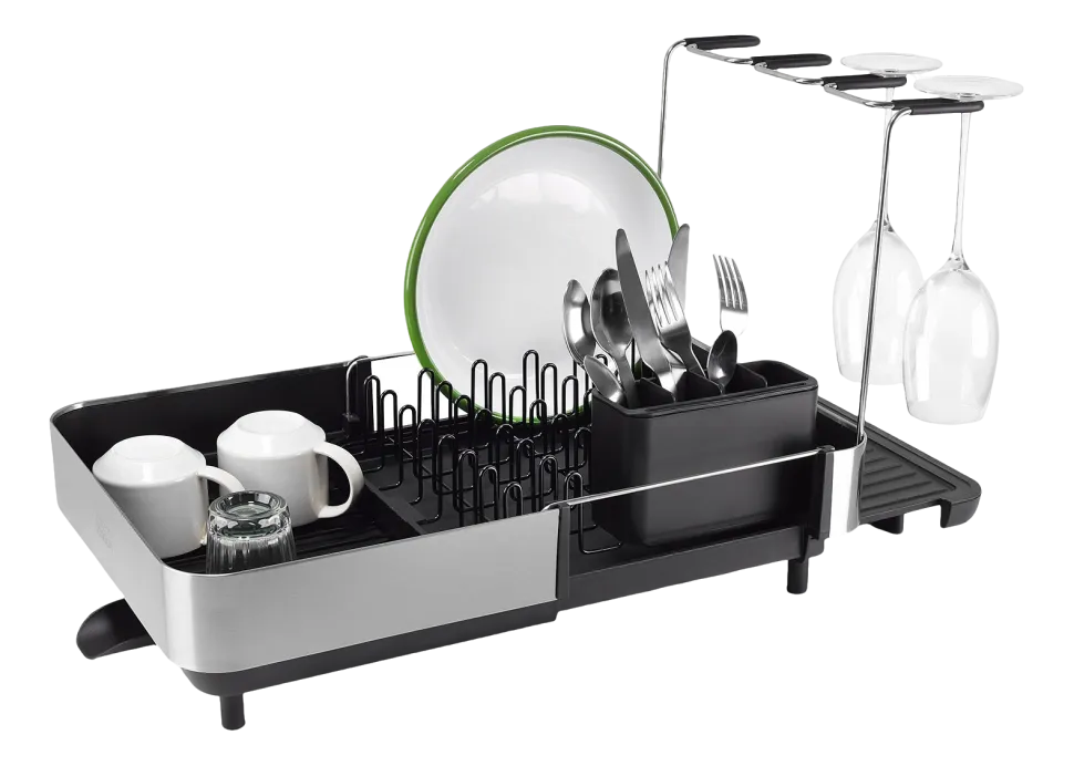Afdruiprek Joseph Joseph Extend Steel Plus Black