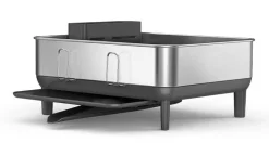 Afdruiprek simplehuman Compact Met Stalen Frame Zilver