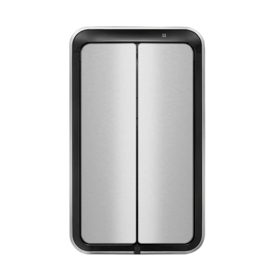 EKO Afvalbak Deluxe Recycle Phantom Sensor 20L + 20L Zilver Best