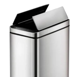 EKO Afvalbak Deluxe Recycle Phantom Sensor 20L + 20L Zilver Best