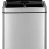 Afvalbak EKO Mirage Plus Sensor 30+30L Mat RVS