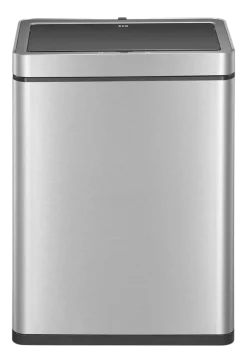 Afvalbak EKO Mirage Plus Sensor 30+30L Mat RVS