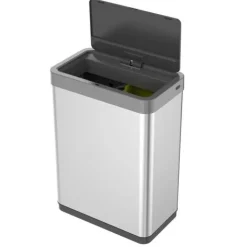Afvalbak EKO Mirage X Recycle Sensor Bin 20+20L Mat RVS