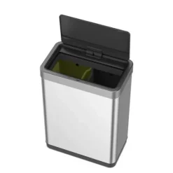 Afvalbak EKO Mirage X Recycle Sensor Bin 20+20L Mat RVS