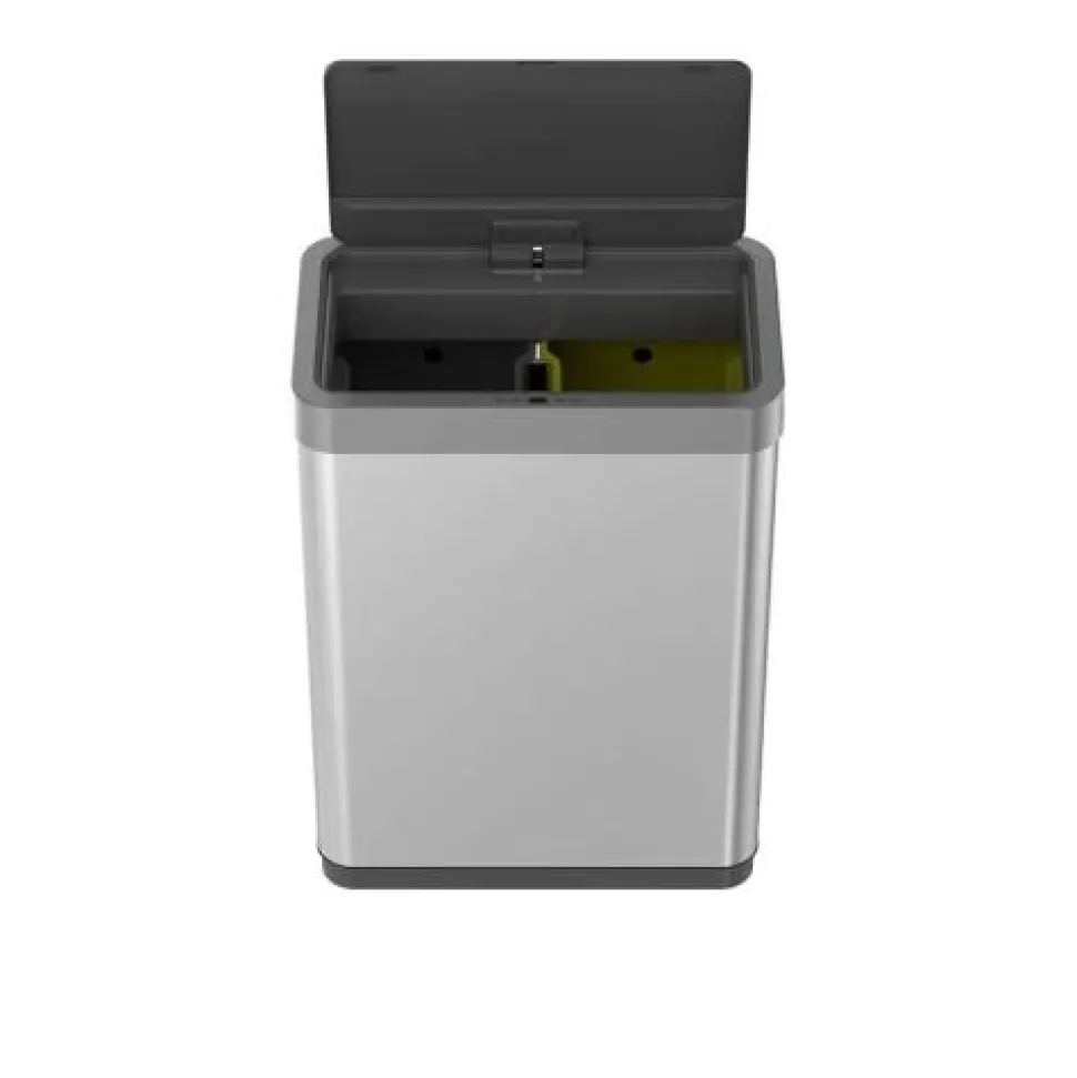 Afvalbak EKO Mirage X Recycle Sensor Bin 20+20L Mat RVS