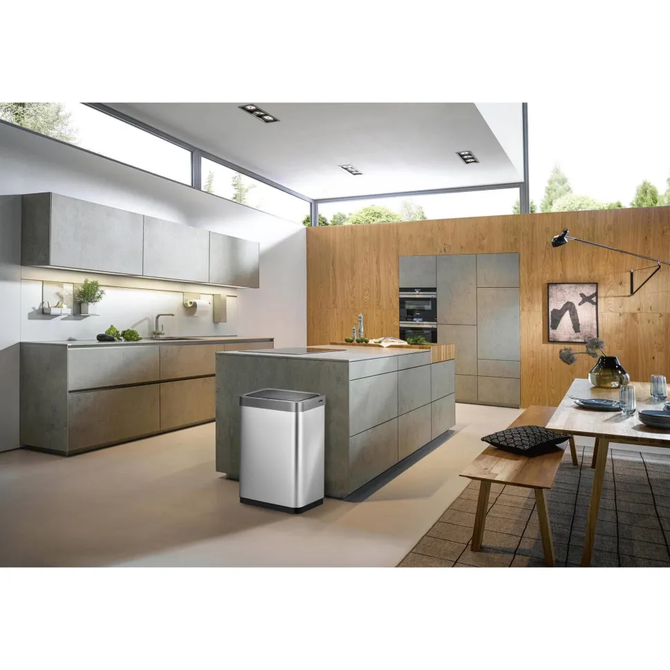Afvalbak EKO Mirage X Sensor 47L Mat RVS