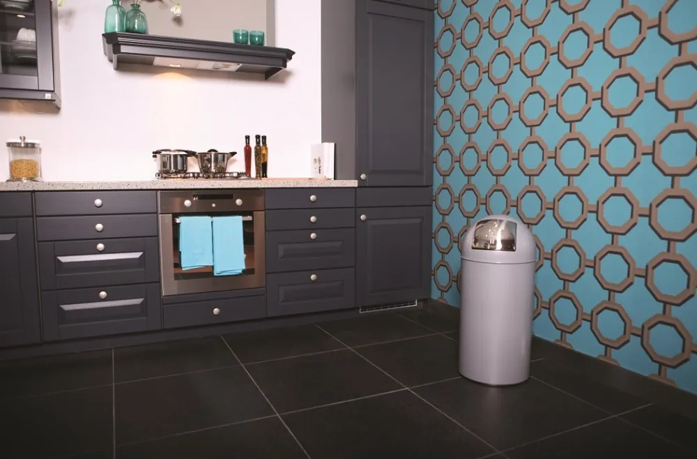 EKO Afvalbak Pushcan Grijs 40L Discount