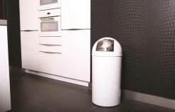 Afvalbak EKO Pushcan Wit 40L