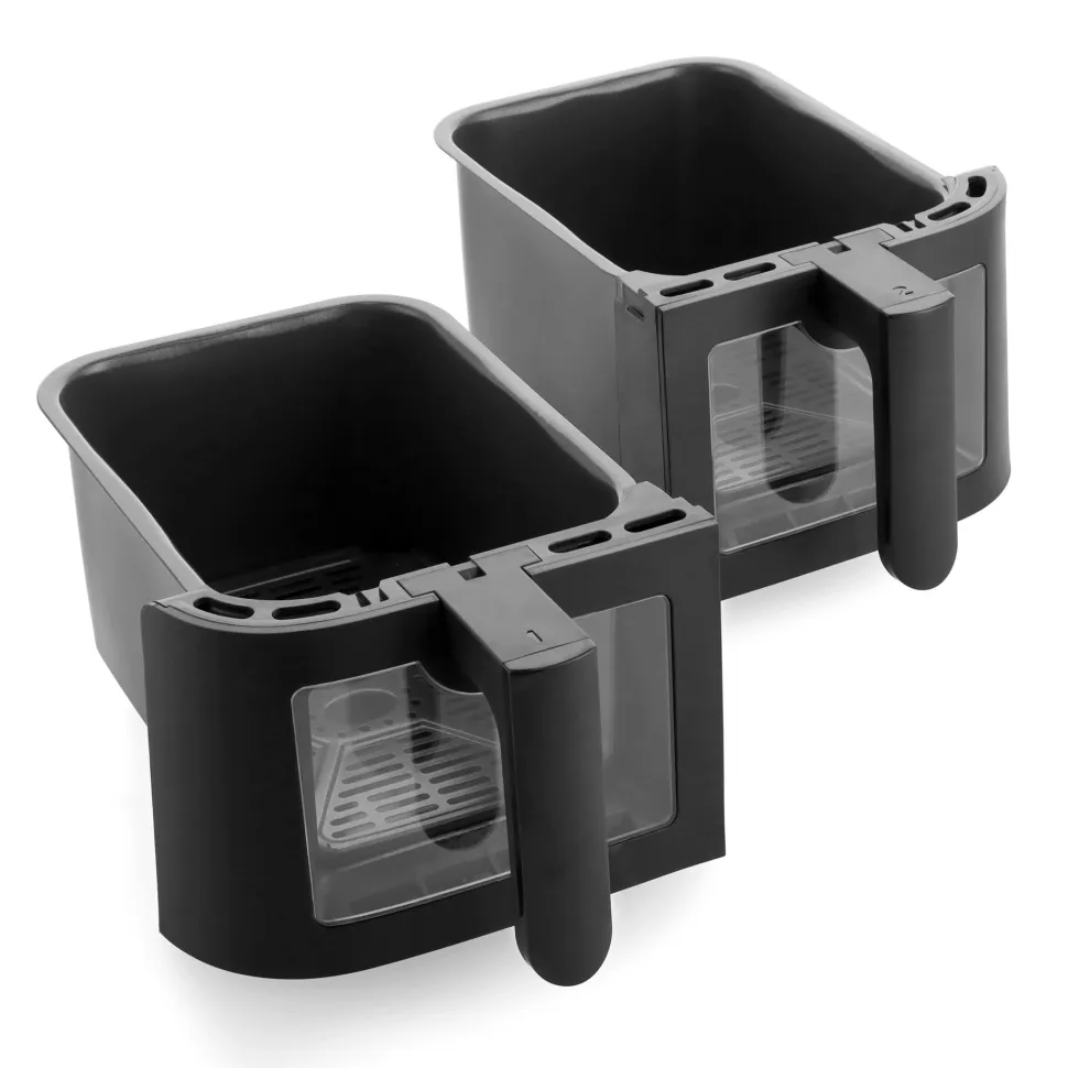 Airfryer Greenpan Bistro Dual XL 2 Basket Zwart