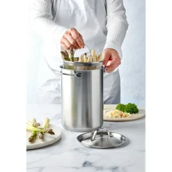Asperge- en Pastapan Demeyere Specialties 3 Met Deksel 16 cm