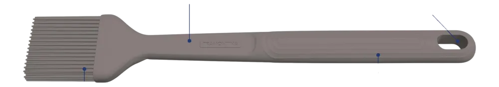 Tramontina Bakkwast Softta Grijs 26 x 4 cm Clearance