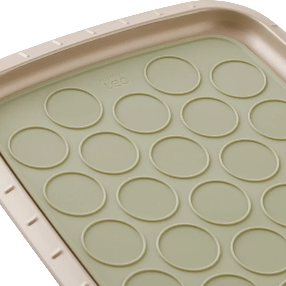 BergHOFF Bakmat Leo Line Balance Silicone 31,7 x 23 cm Sage