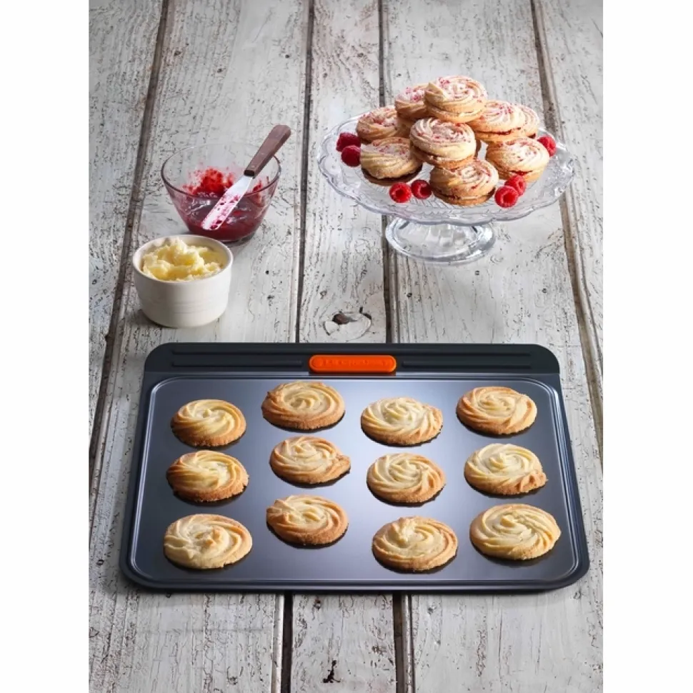 Bakplaat Le Creuset Koekjes Dubbelwandig Zwart 38 x 36 cm 2024