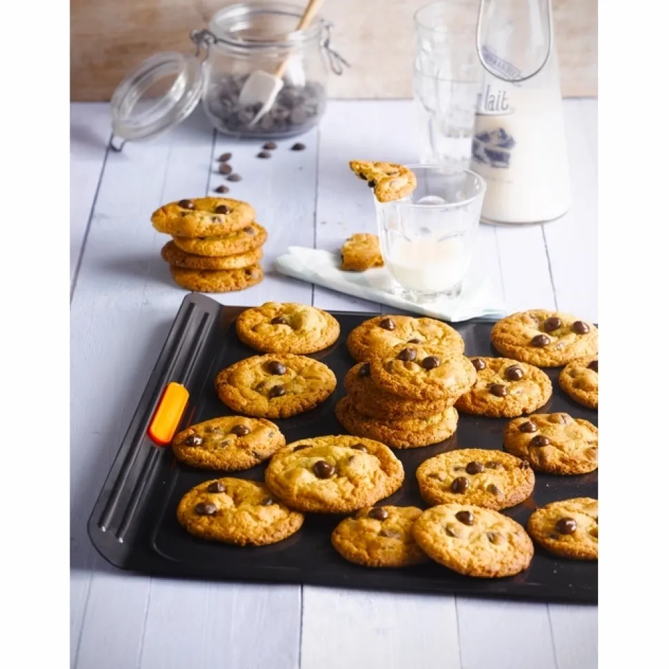 Bakplaat Le Creuset Koekjes Dubbelwandig Zwart 38 x 36 cm 2024