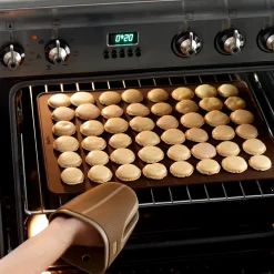 Bakplaat Lékué Bakmat 24 Macarons 40 cm Brown