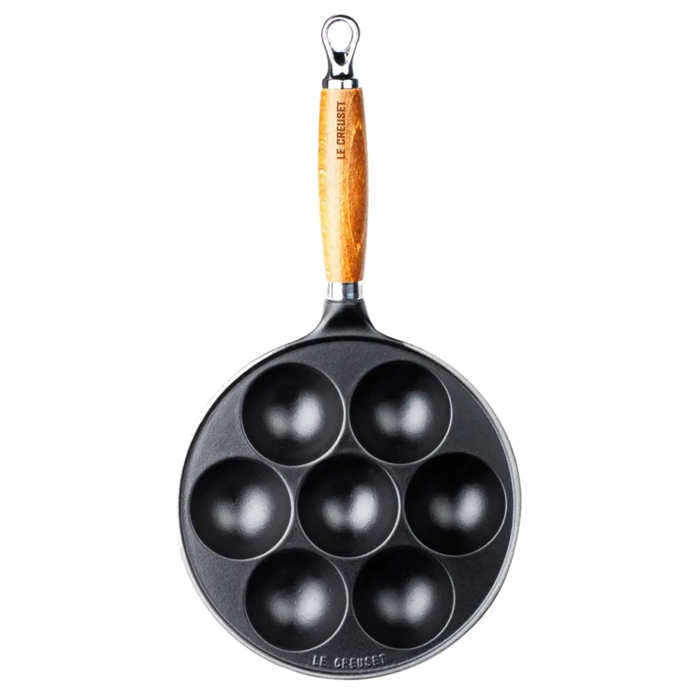 Le Creuset Bakvorm Dognutpan Mat Zwart 20 cm