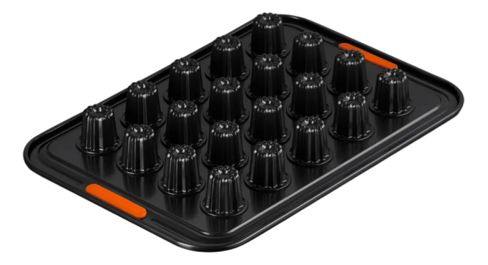 Le Creuset Bakvorm 20 Mini Canneles Zwart 39 x 27 cm 2024 Clearance