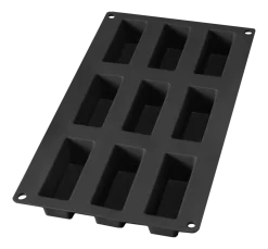 Lekue Bakvorm Lékué 9 Mini Cakes Siliconen Black New