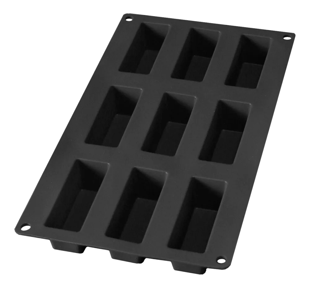 Lekue Bakvorm Lékué 9 Mini Cakes Siliconen Black New
