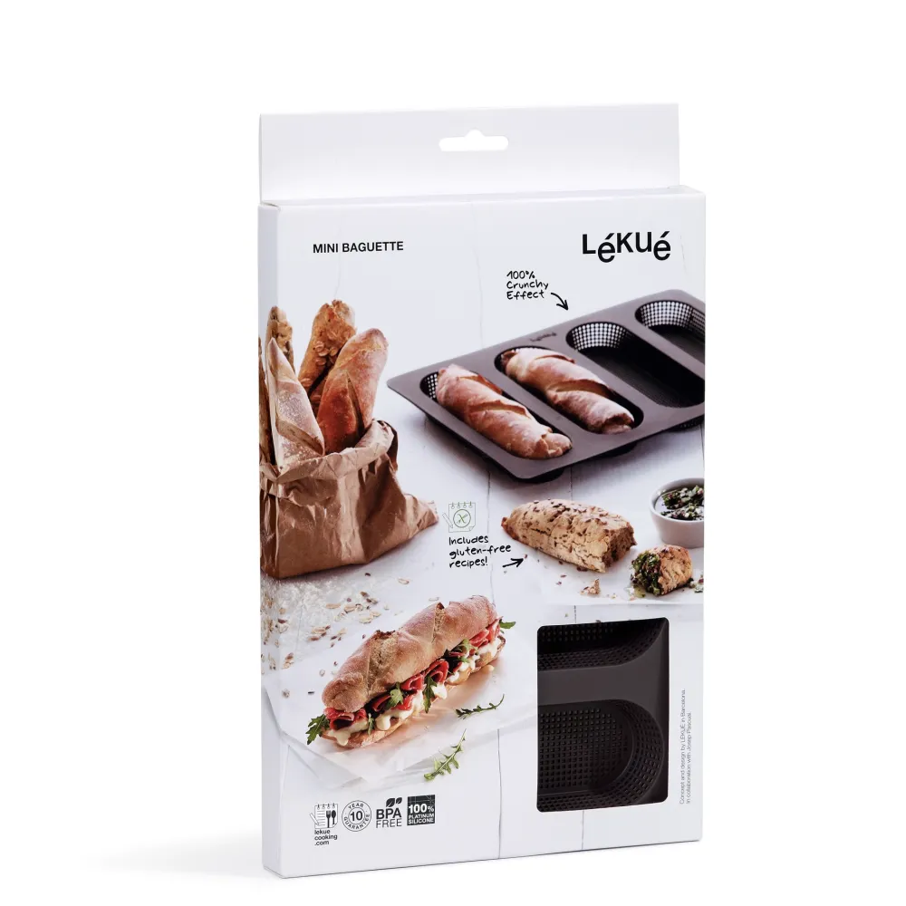 Lekue Bakvorm Lékué 4 Pistolets Siliconen Brown New