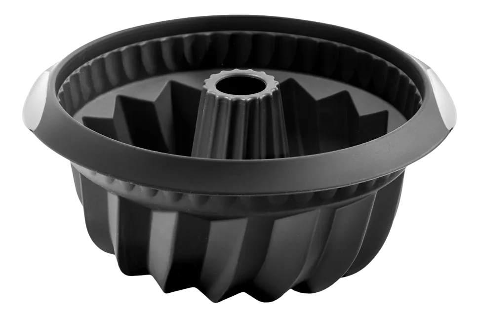 Bakvorm Lékué Savarin 22 cm Siliconen Black