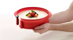Lekue Bakvorm Lékué Springvorm Rond met Keramisch bord D Red Clearance