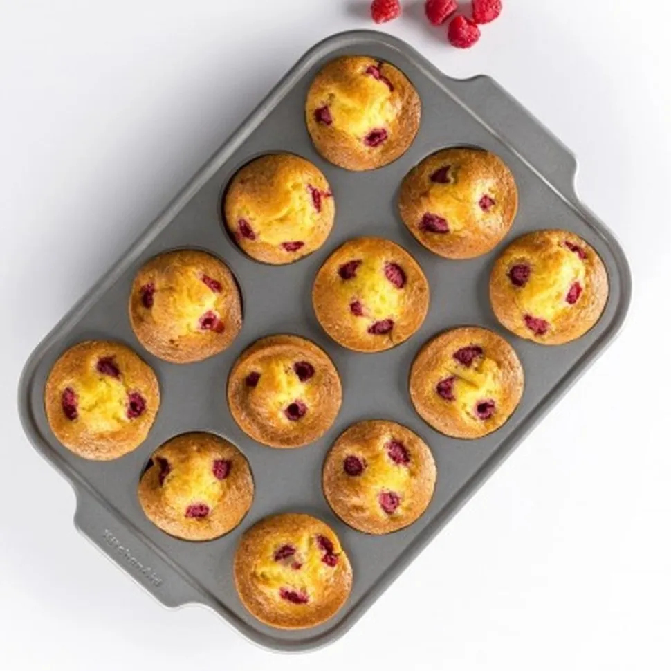 Bakvorm Voor Ronde Cakejes KitchenAid Aluminized Steel Bakeware Grijs