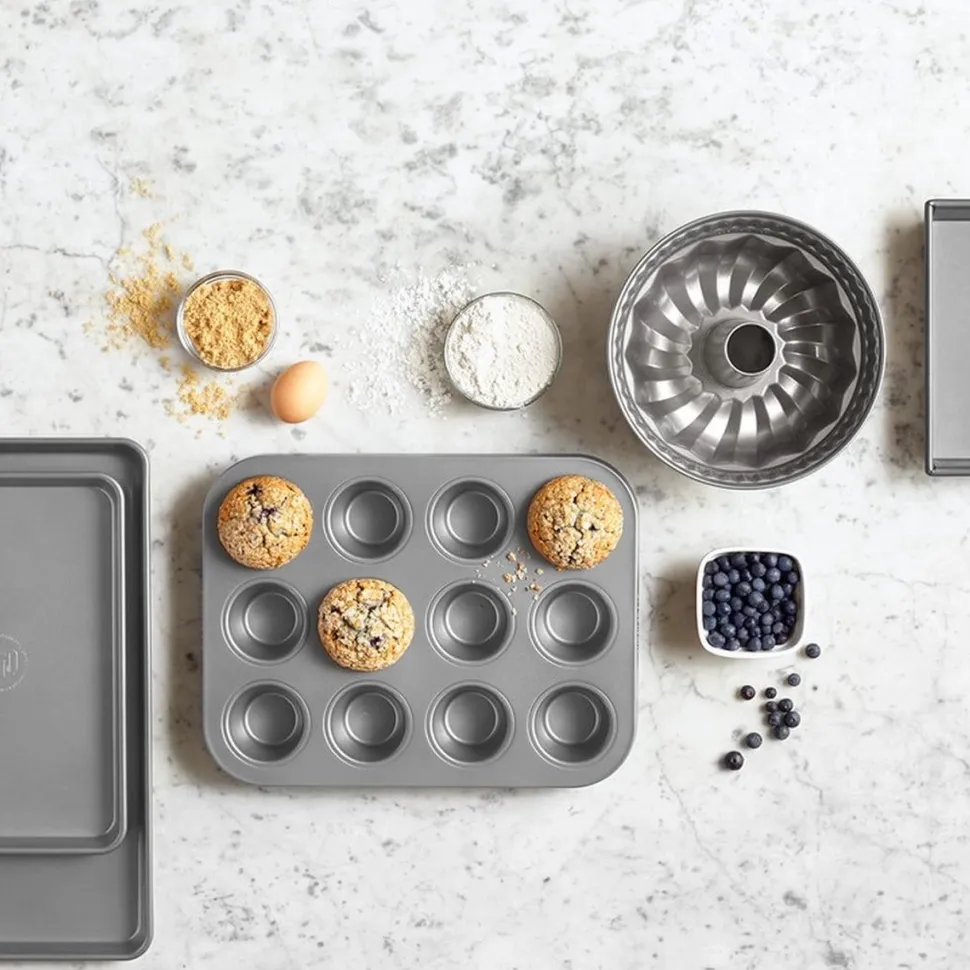 Bakvorm Voor Ronde Cakejes KitchenAid Aluminized Steel Bakeware Grijs
