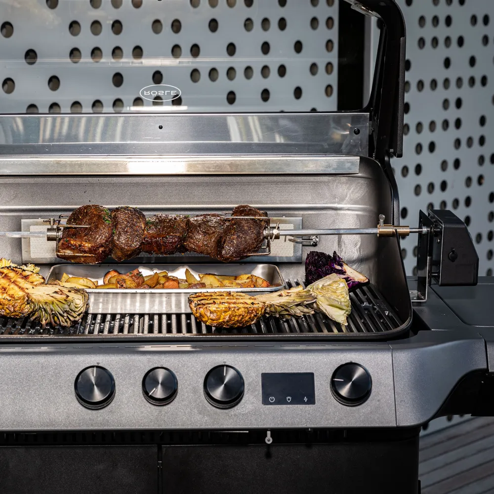 Rosle Barbecue accessoire Rösle Blazeflame Rotisserie Zilver Online