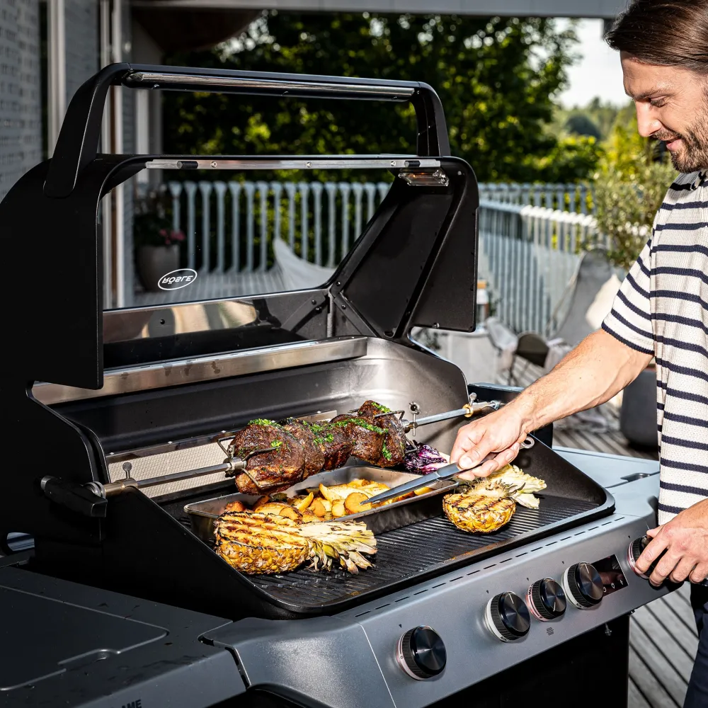 Rosle Barbecue accessoire Rösle Blazeflame Rotisserie Zilver Online