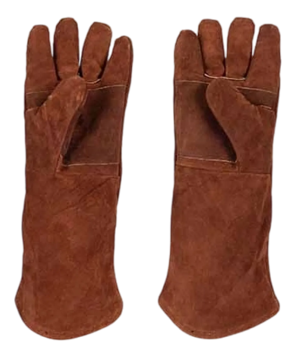 Barbecue Handschoenen White Fire Leder