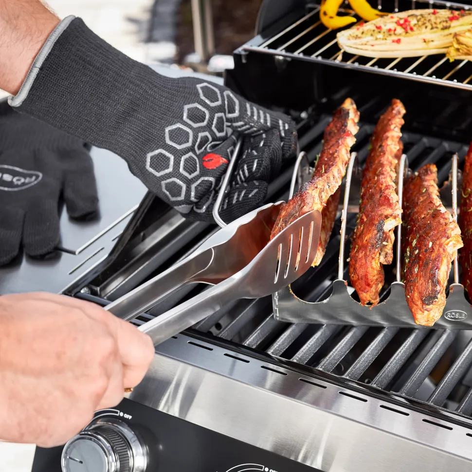 Barbecue Handschoen Rosle Premium Zwart (2-Delig)