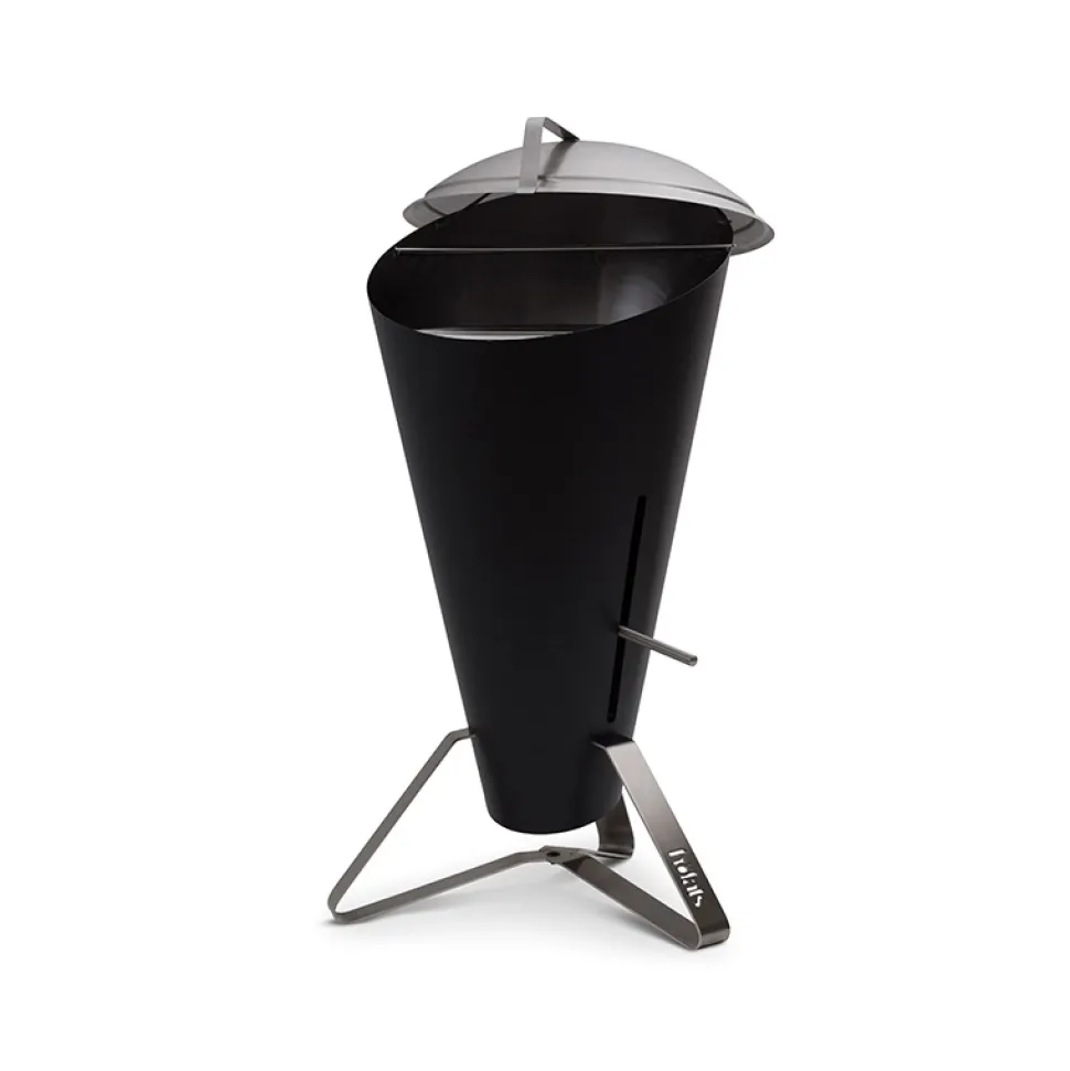 Barbecue Hofats Cone Zwart Zilver