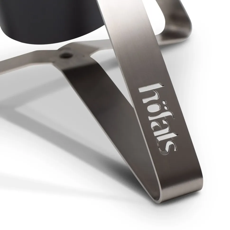 Barbecue Hofats Cone Zwart Zilver