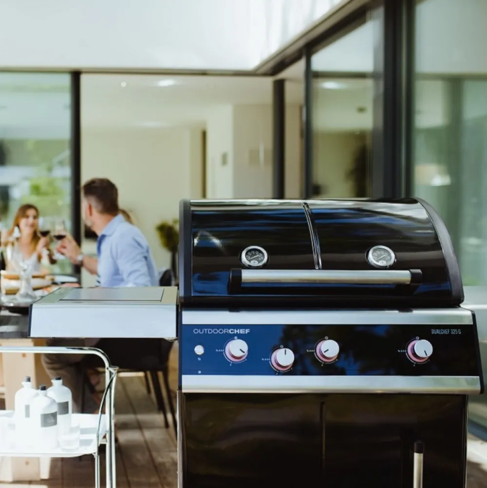 Outdoorchef Barbecue Dualchef 325 G Zwart Discount