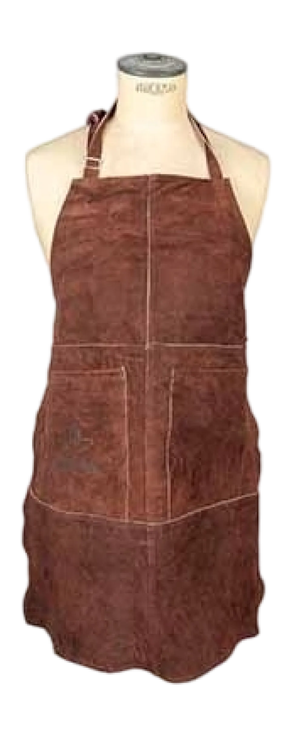 Barbecueschort White Fire Leder