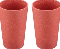 Beker Koziol Bio-Circulair Connect Nature Coral 350 ml (2-Delig)